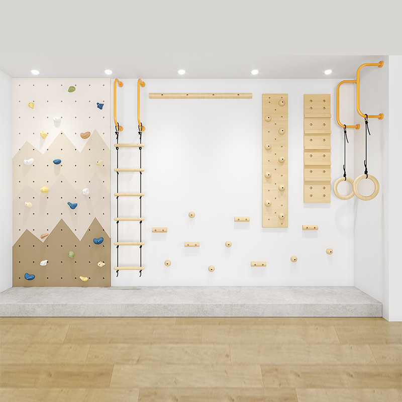 Gymnastic Rings Wooden - Set de Gimnasio Infantil de Madera