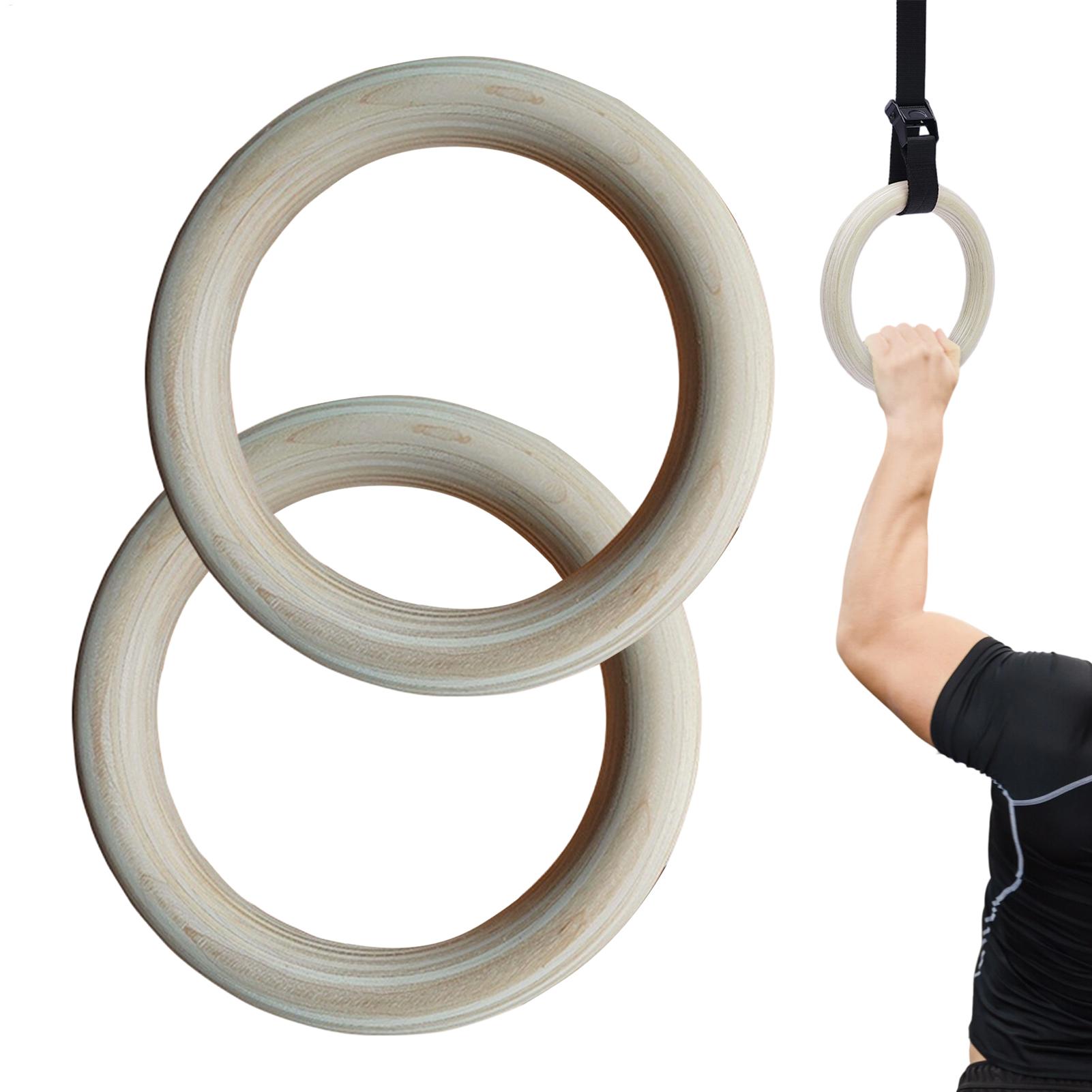 Gymnastic Rings Wooden - 2 unids/par de anillos de gimnasia