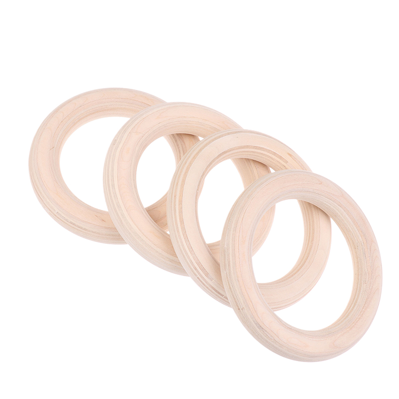 Gymnastic Rings Wooden - ● 2 Anillos de Madera Portátiles