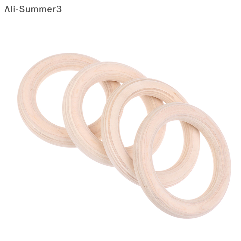Gymnastic Rings Wooden - 2 unids/pares anillo de madera portátil