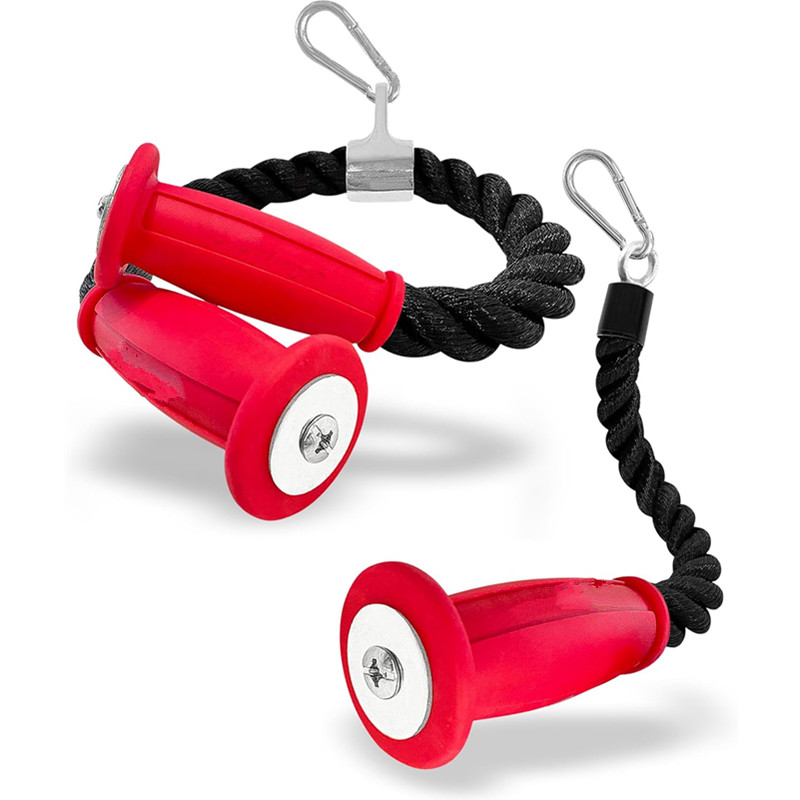 Home Gym Ideas - Cuerdas ergonómicas para tríceps, accesorio de