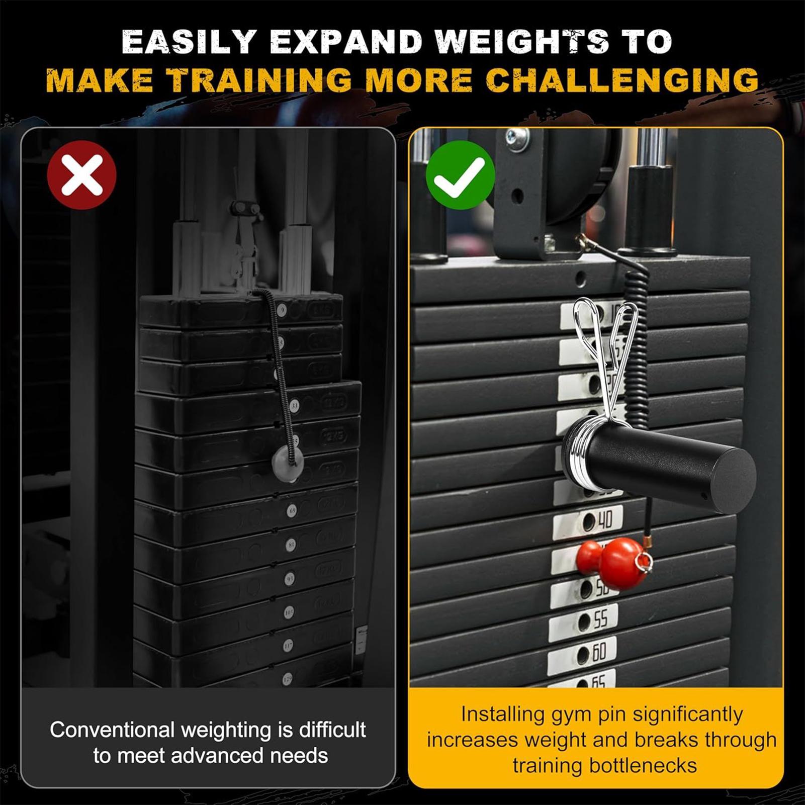 Home Gym Equipment Amazon - Pasador de gimnasio con Collar de