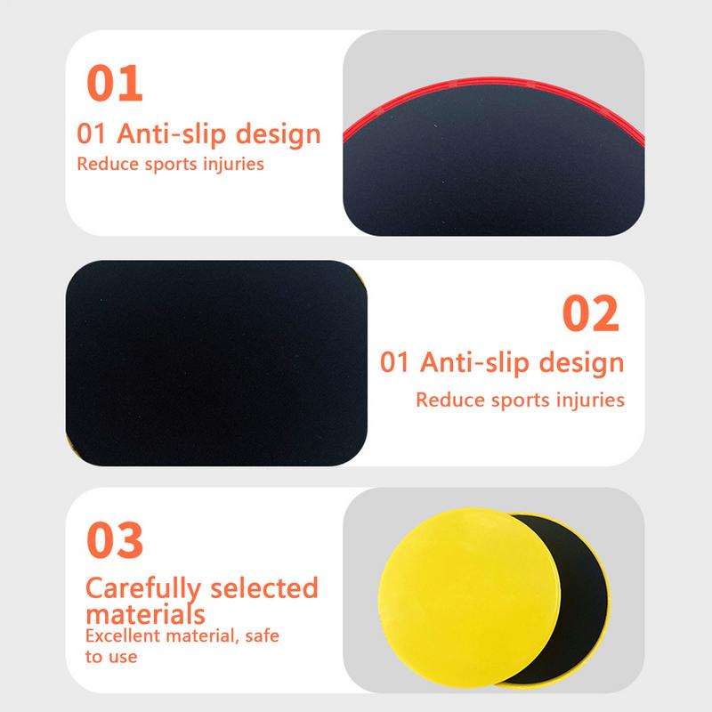 Gliding Disc Slider - Deslizador de núcleo para Fitness, discos