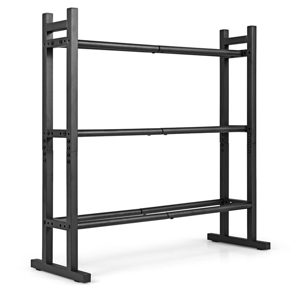 Home Gym Weight - Estante para mancuernas de 3 niveles