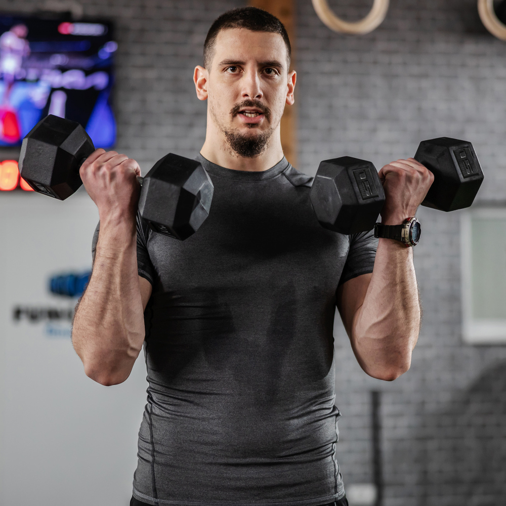 Hex Dumbbell Set - Ye Soozier Juego de 2 mancuernas