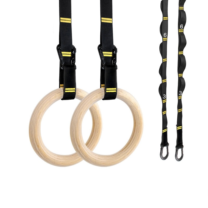 Gymnastic Rings Wooden - Anillas de Gimnasia de 28 mm
