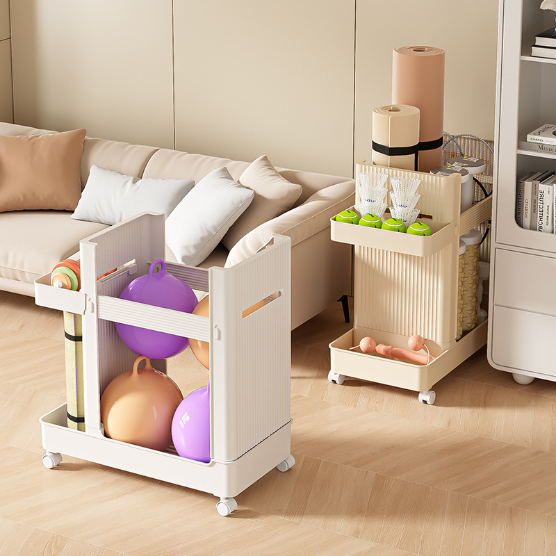 Home Gym Organization - Carrito de Almacenamiento con Ruedas para