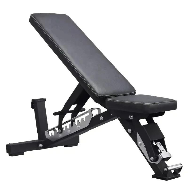 Home Gym Weight - Banco plegable con mancuernas ajustables: práctico