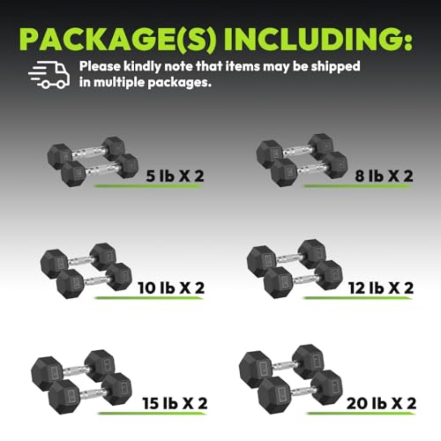 Juego de Mancuernas Hexagonale - Hex Dumbbell Set reseña y precio