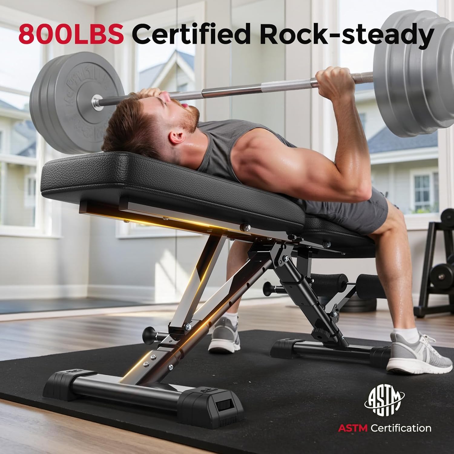 Banco de pesas ajustable para  - Home Gym Weight reseña y precio