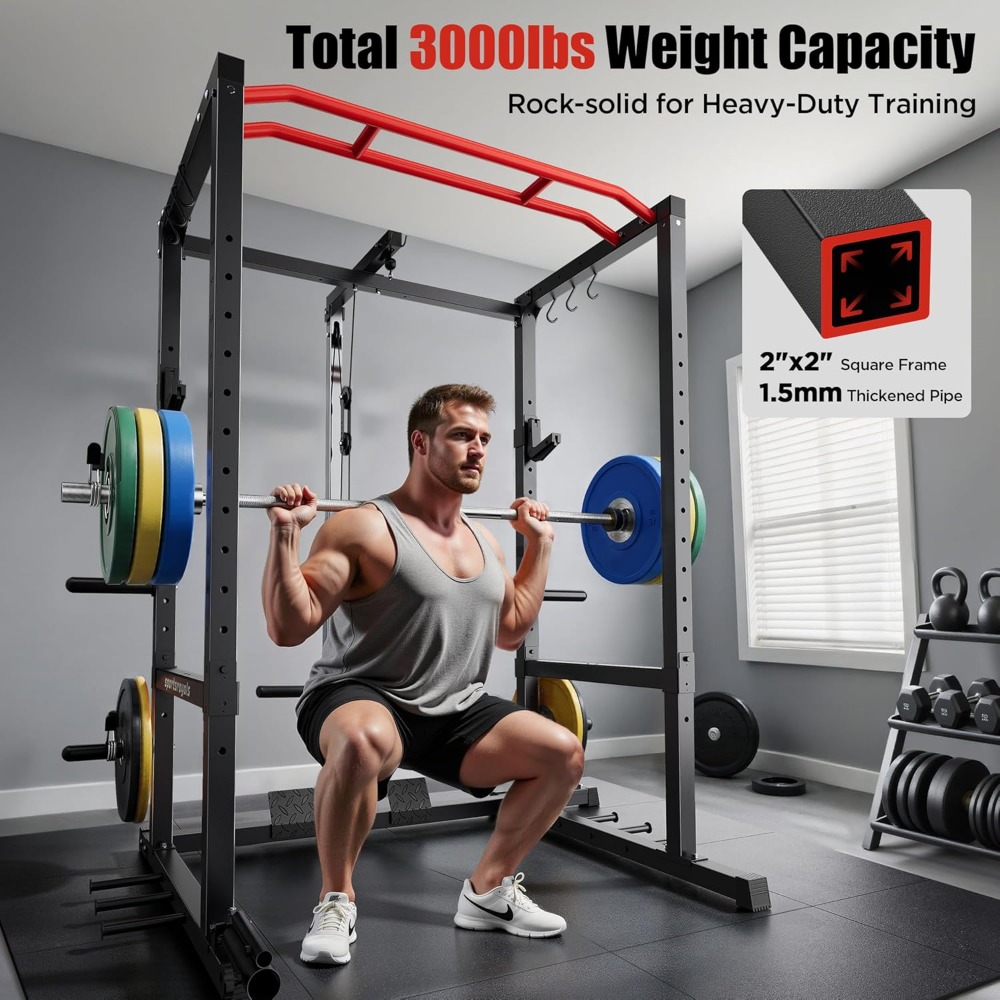 Jaula de potencia multifuncion - Home Gym Lat Pulldown reseña y precio