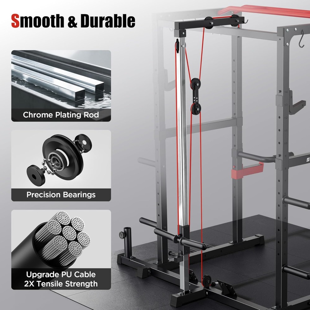 Jaula de potencia multifuncion - Home Gym Lat Pulldown reseña y precio