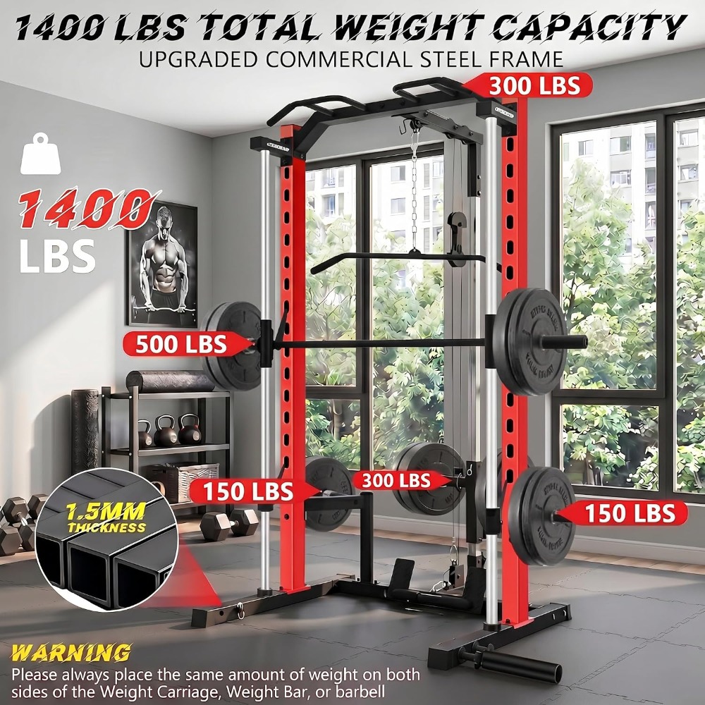 Máquina Smith Todo en Uno con  - Home Gym All In One reseña y precio