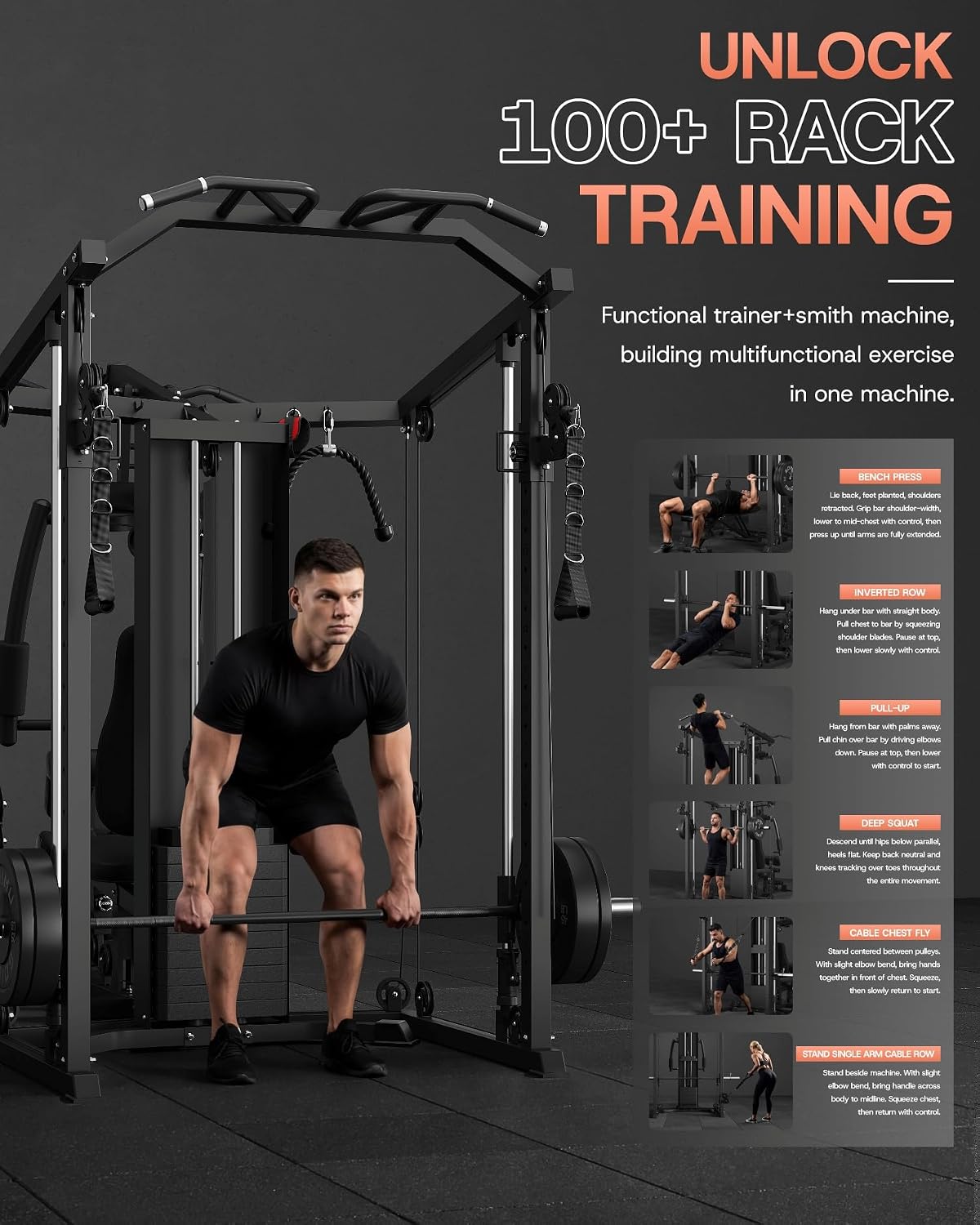 Máquina Smith de Doble Estació - Home Gym Organization reseña y precio