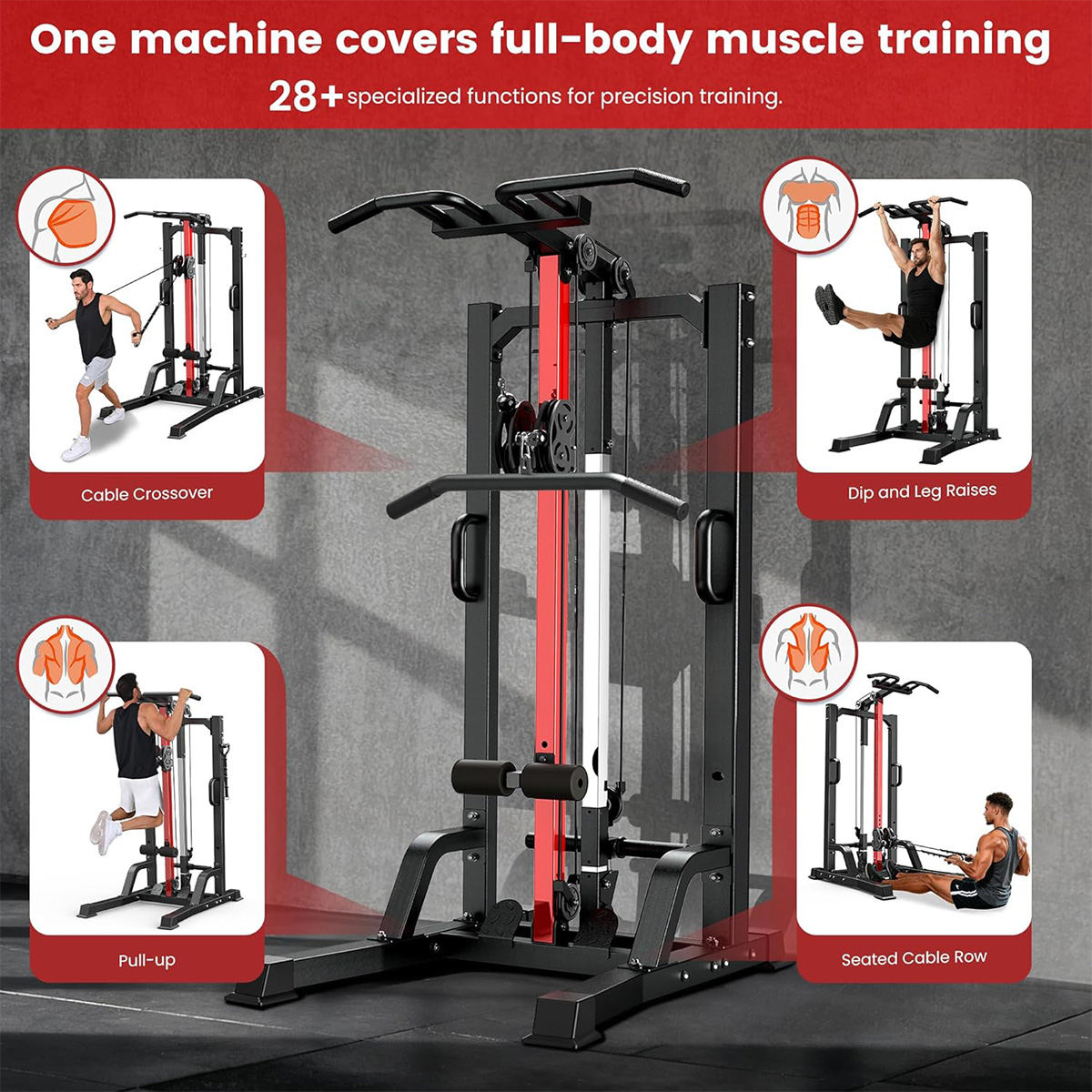 Máquina de Gimnasio Pooboo par - Home Gym All In One reseña y precio