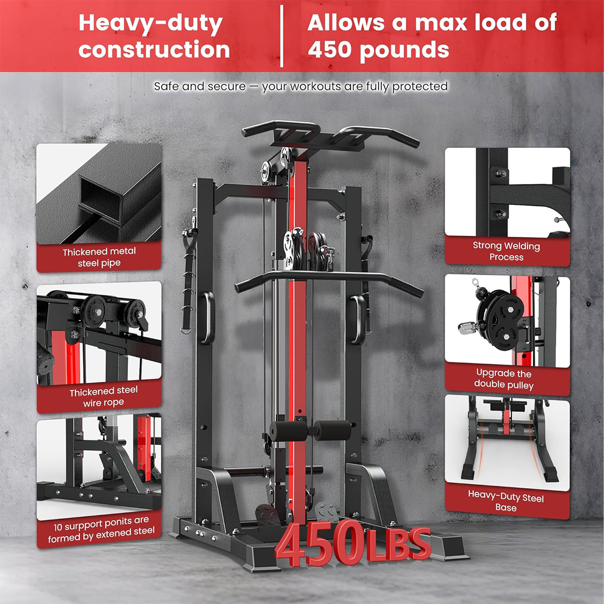 Máquina de Gimnasio Pooboo par - Home Gym All In One reseña y precio
