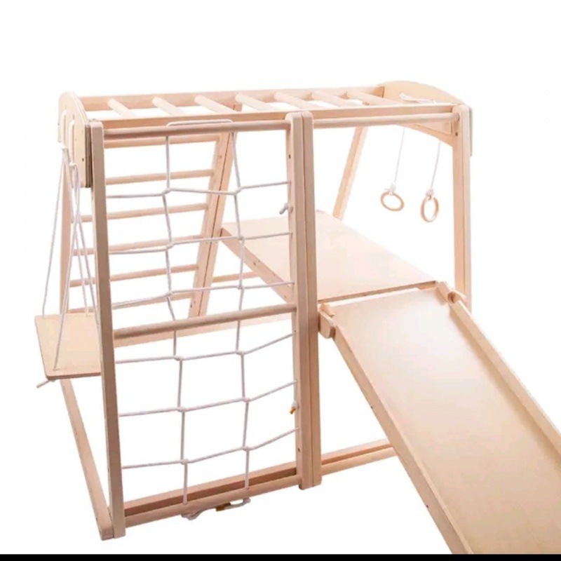 Parque infantil interior Monte - Gymnastic Rings Wooden reseña y precio