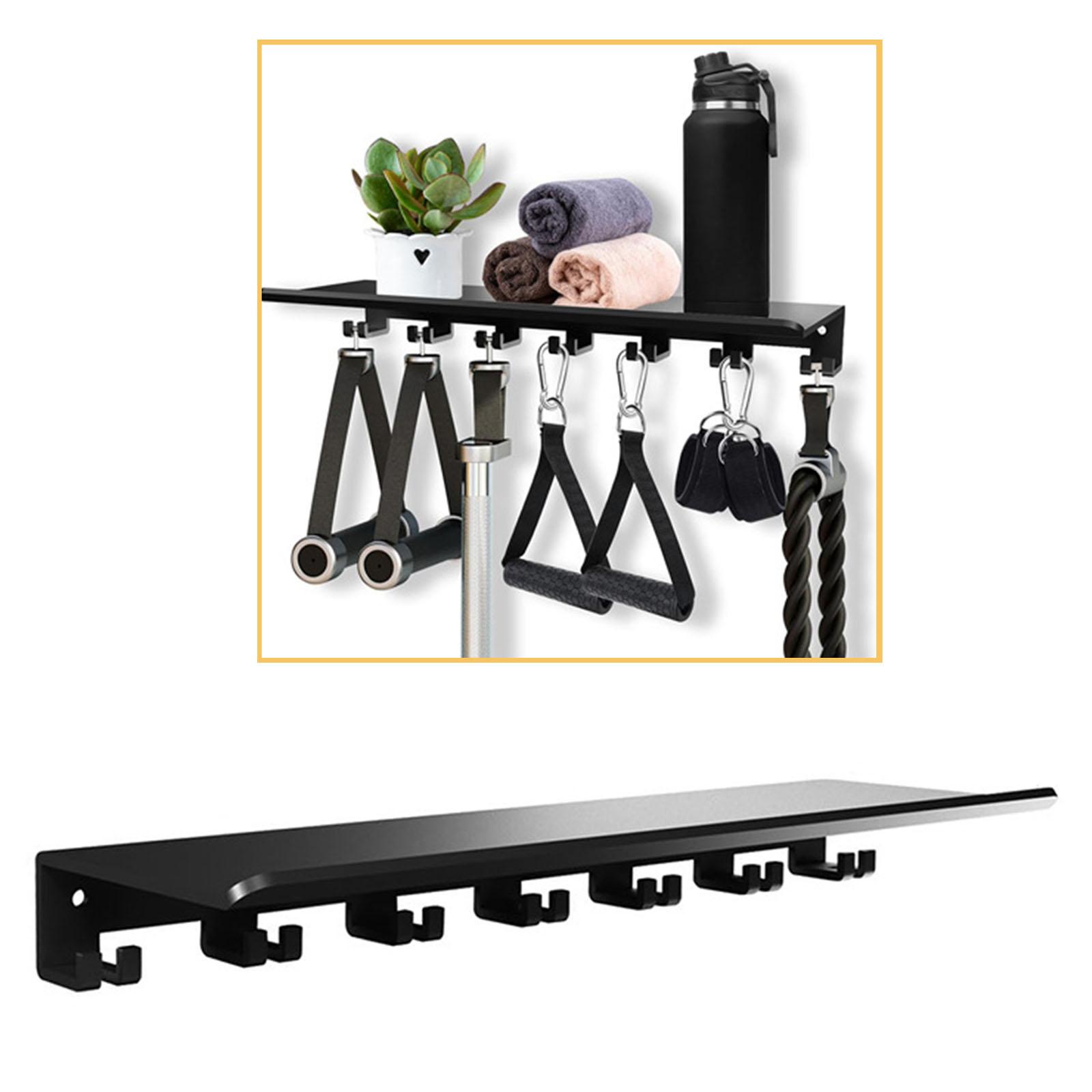 Estante Flotante con Ganchos,  - Home Gym Organization reseña y precio