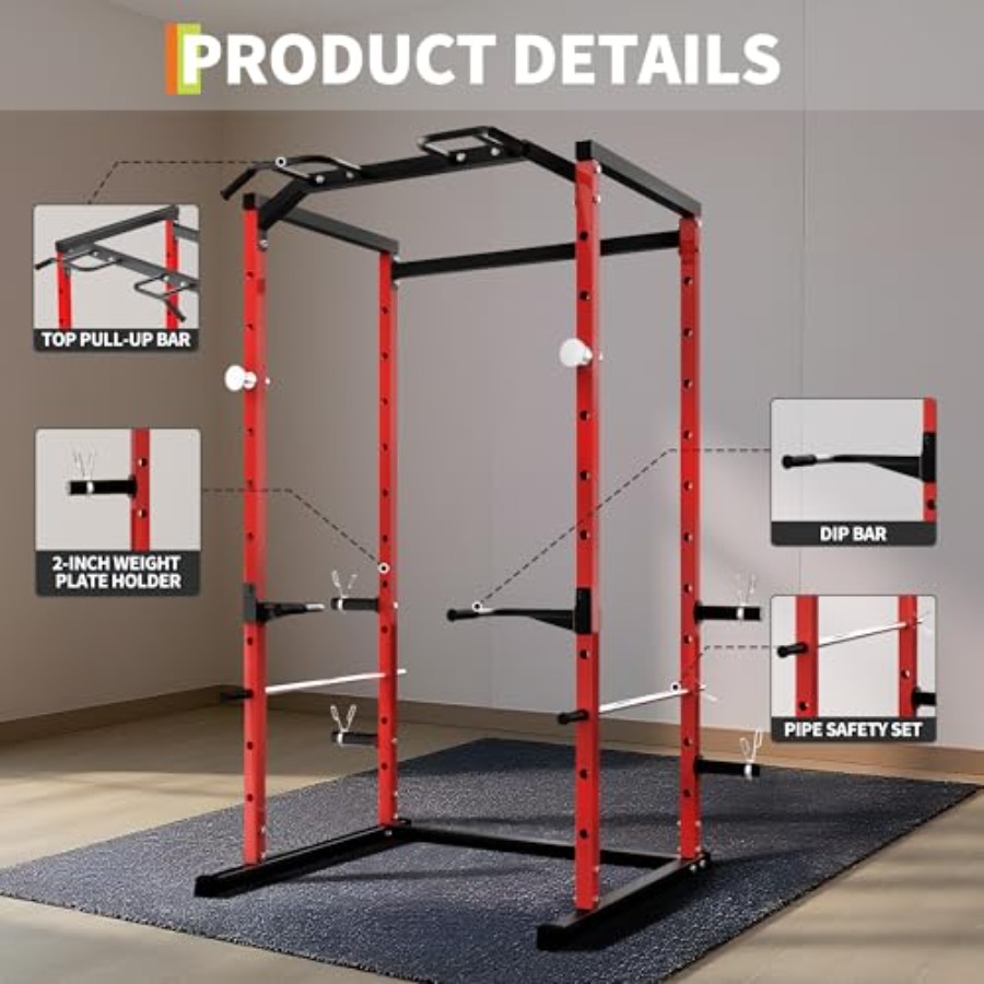 Jaula de potencia de alta resi - Home Gym Pull Up reseña y precio