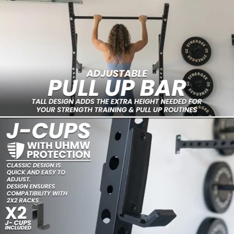 Soporte de sentadillas para mo - Home Gym Pull Up reseña y precio