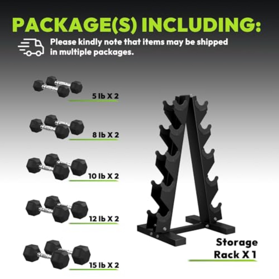 Juego de Mancuernas Hexagonale - Hex Dumbbell Set reseña y precio