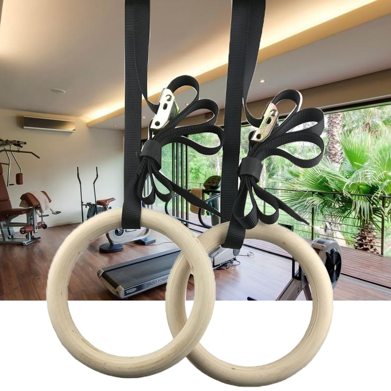 Anillos de gimnasia fitness co - Gymnastic Rings Wooden reseña y precio