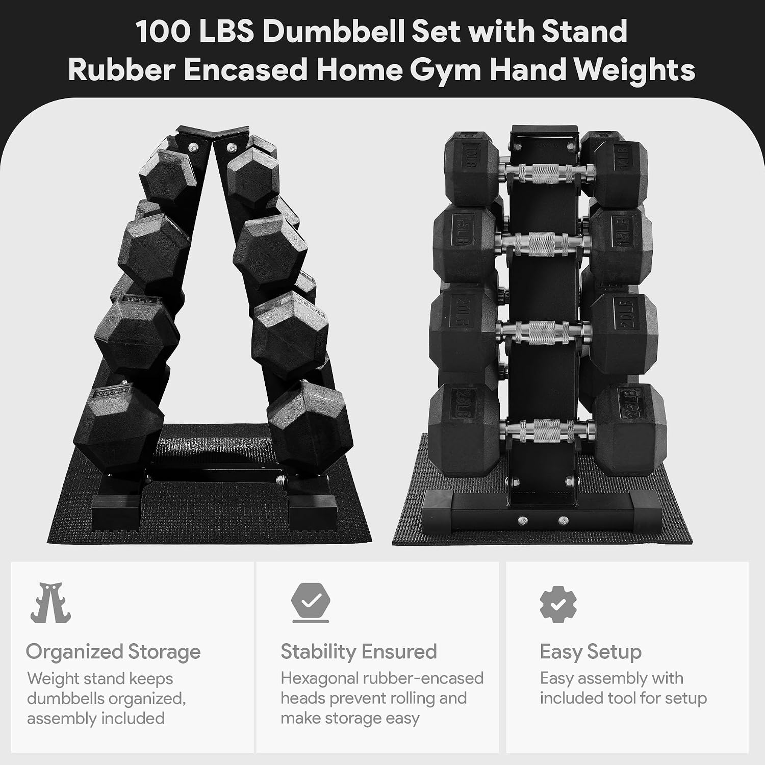 Juego de Mancuernas Hexagonale - Hex Dumbbell Set reseña y precio