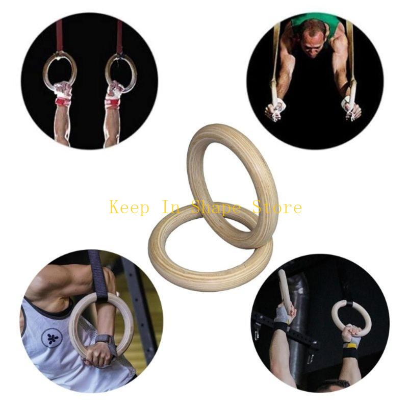 U1JC 1 pieza Fitness anillo en - Gymnastic Rings Wooden reseña y precio
