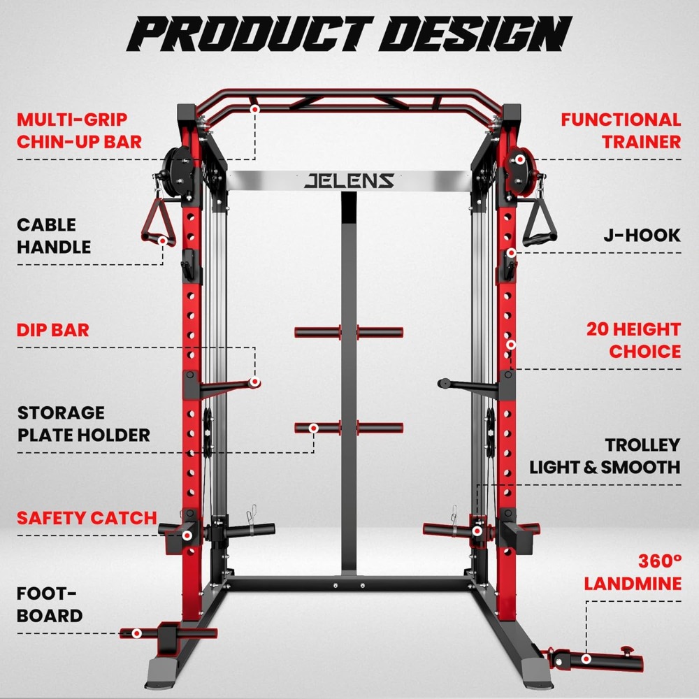 Rack de Potencia Multifunción  - Home Gym All In One reseña y precio