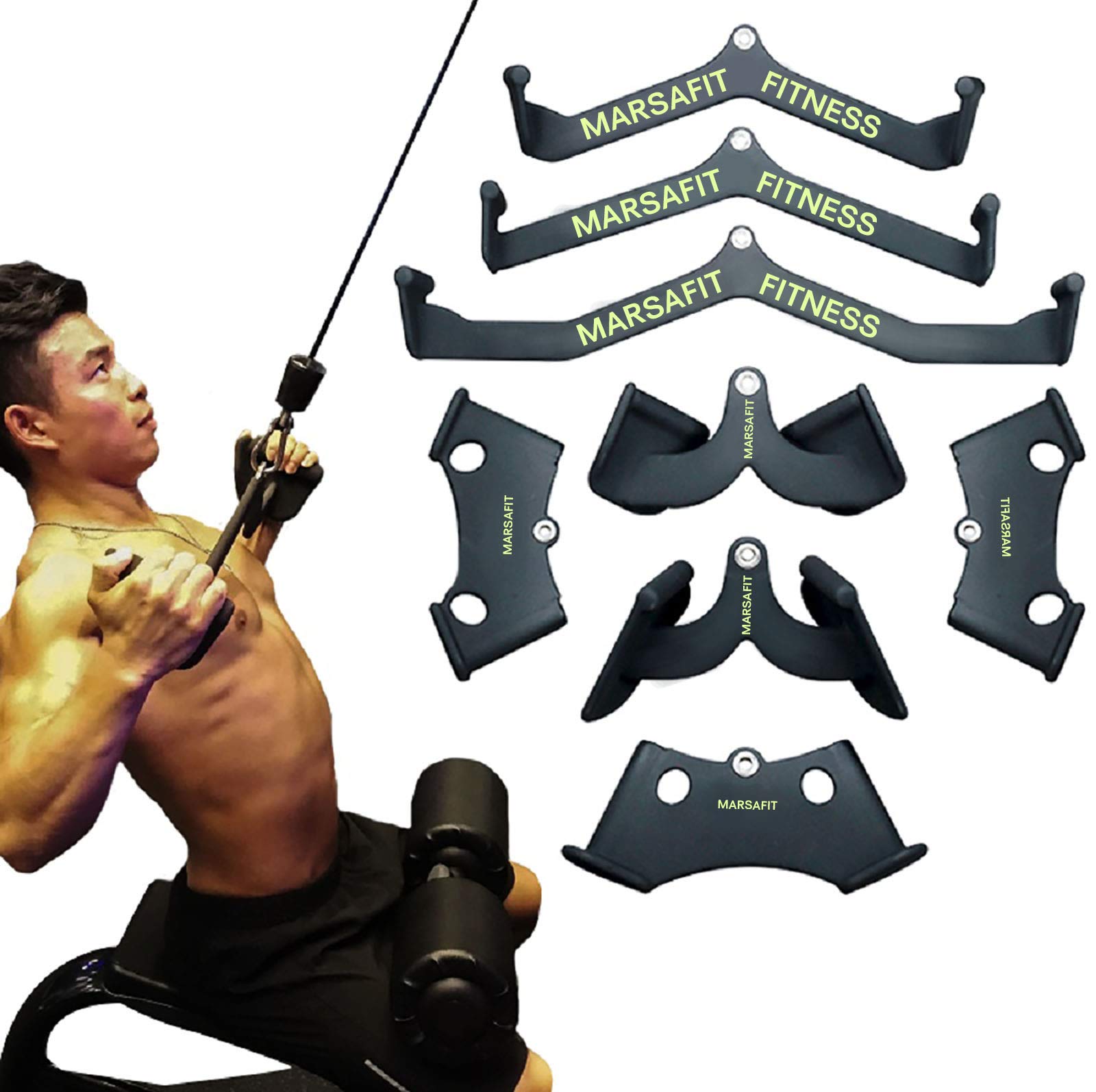 Lat Pull Down Bar mango de rem - Home Gym Lat Pulldown reseña y precio