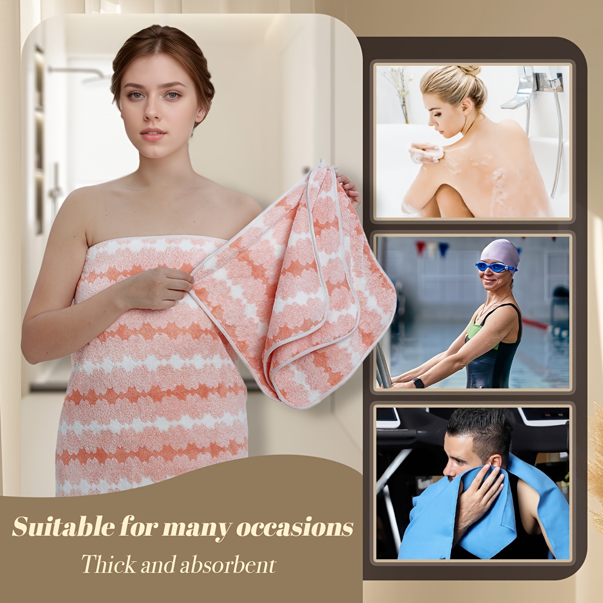 Juego de toallas de baño y toa - Home Gym Equipment Amazon reseña y precio