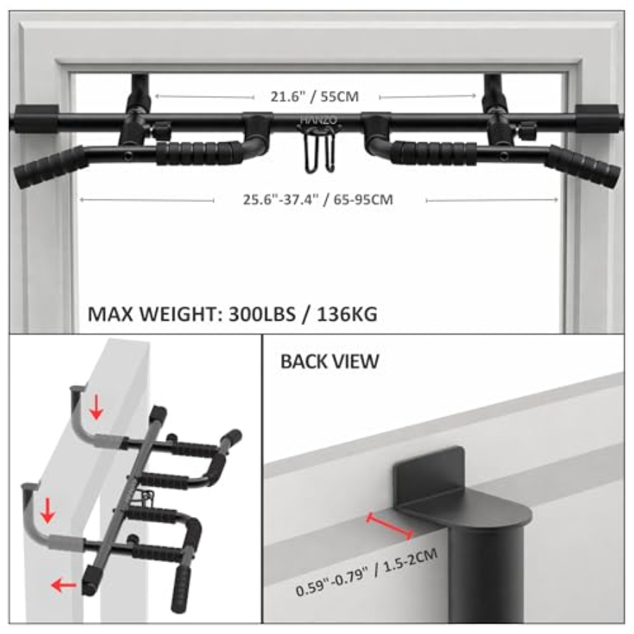 Barra de dominadas para puerta - Home Gym Pull Up reseña y precio