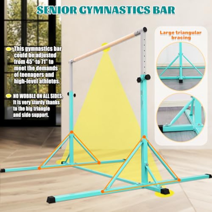 Barra de gimnasia para entrena - Gymnastic Rings Wooden reseña y precio