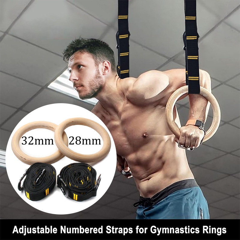 Anillas de Gimnasia de 28 mm y - Gymnastic Rings Wooden reseña y precio