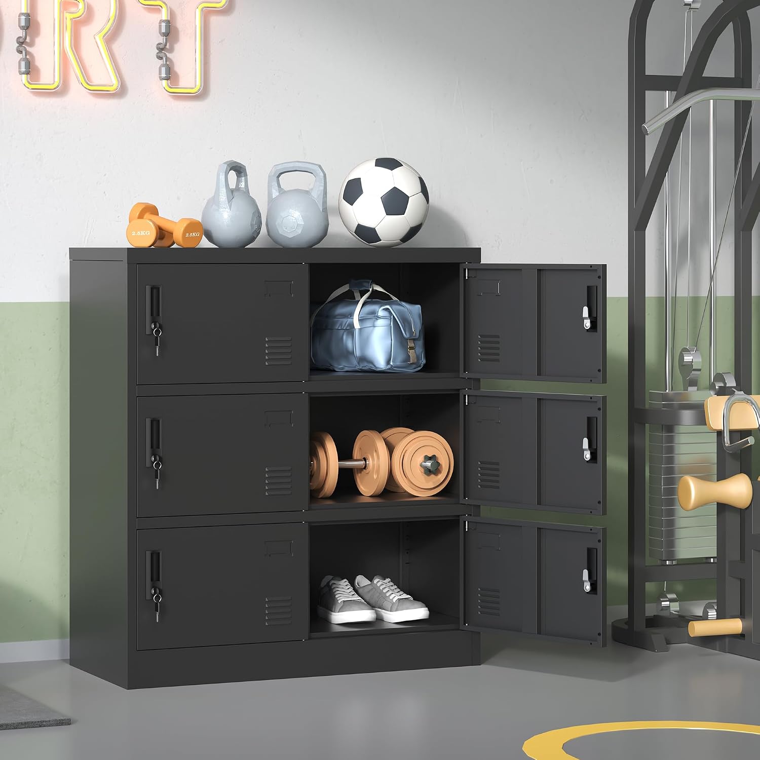 Armarios Metálicos para Emplea - Home Gym Organization reseña y precio